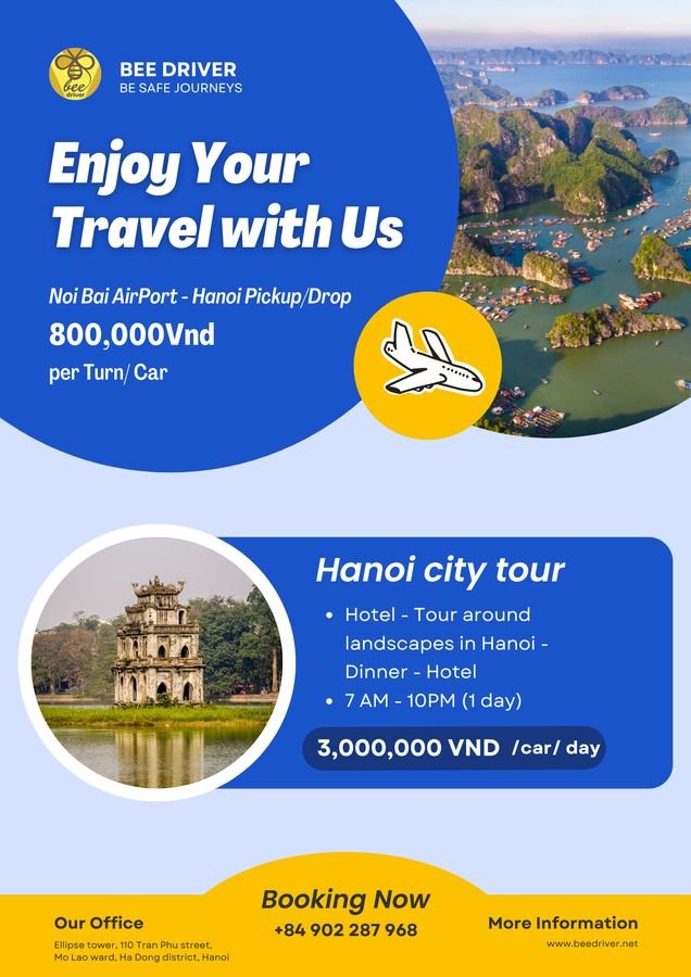 Tour đưa đón sân bay Nội Bài và City tour Hà Nội