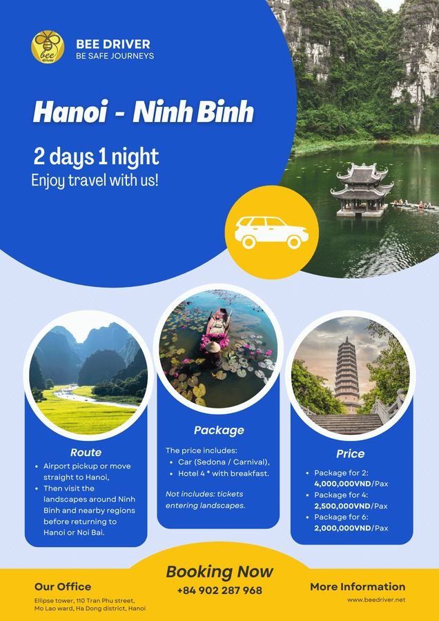 Tour Hà Nội - Ninh Bình 2 ngày 1 đêm