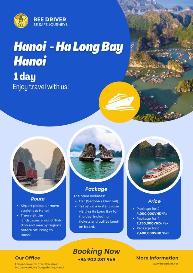Tour Hà Nội - Hạ Long Bay 1 ngày